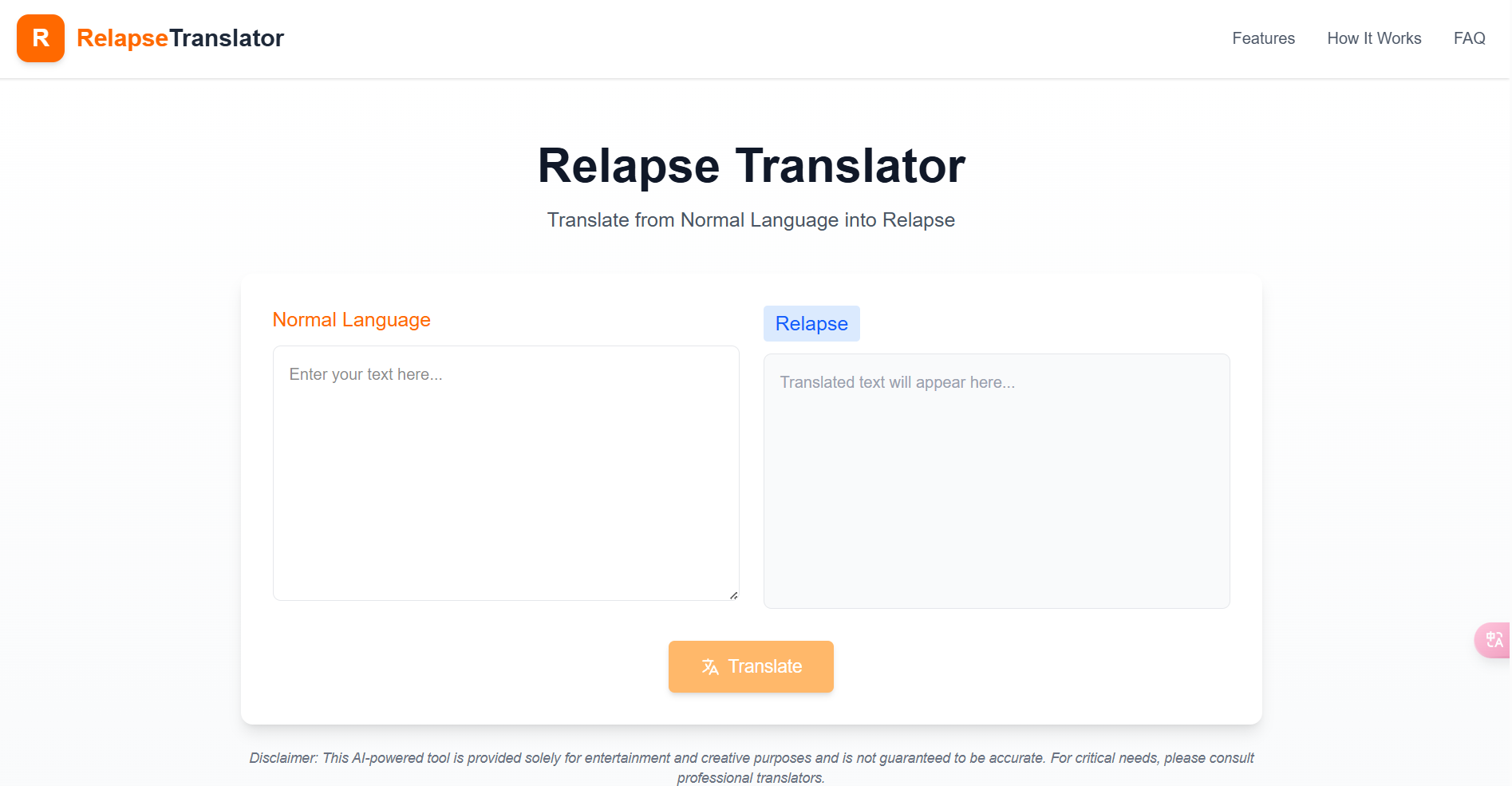 Relapse Translator